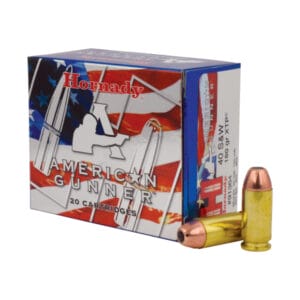 Hornady American Gunner .40 S&W 180 Grain Handgun Ammo