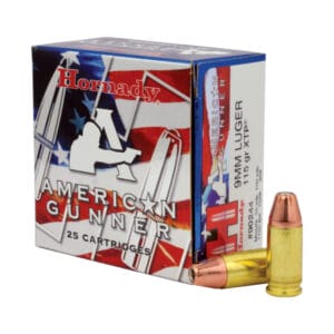 Hornady American Gunner 9mm Luger 115 Grain Handgun Ammo