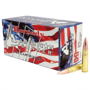 Hornady American Gunner Bulk Rifle Ammuntiton .300 AAC Blackout 125 gr HP 50/ct