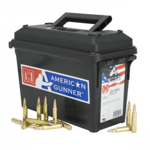 Hornady American Gunner Rifle Ammunition .223 Rem 55 gr HP-Match 3240 fps 247/ct