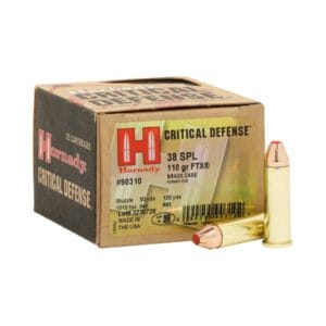 Hornady Critical Defense .38 Special 110 Grain Handgun Ammo