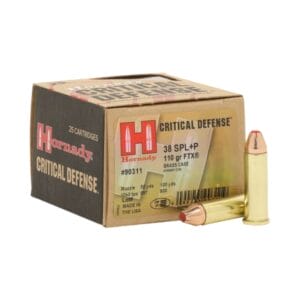 Hornady Critical Defense .38 Special +P 110 Grain Handgun Ammo