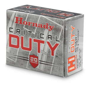 Hornady Critical Duty .40 S&W FlexLock 175 Grain 20 Rounds