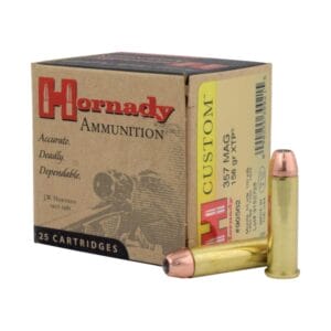 Hornady Custom .357 Mag 158 Grain XTP Pistol Ammo