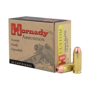 Hornady Custom 10mm Auto 155 Grain XTP Pistol Ammo