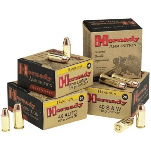 Hornady Custom Handgun Ammunition 9mm Luger 124 gr XTP 1110 fps 25/ct