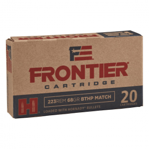 Hornady Frontier Cartridge .223 Remington BTHP Match 68 Grain 20 Rounds