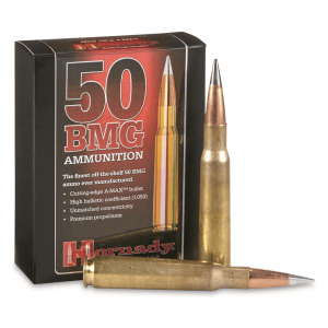 Hornady Match .50 BMG A-MAX 750 Grain 10 Rounds