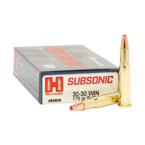 Hornady Subsonic .30-30 Win 175 Grain SUB-X Rifle Ammunition