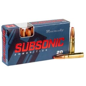 Hornady Subsonic 300 AAC Blackout 190gr Sub-X Rifle Ammo - 20 Rounds