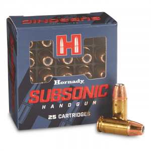 Hornady Subsonic 9mm XTP 147 Grain 25 Rounds