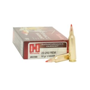 Hornady Superformance .22-250 Remington 50 Grain Varmint Centerfire Rifle Ammo