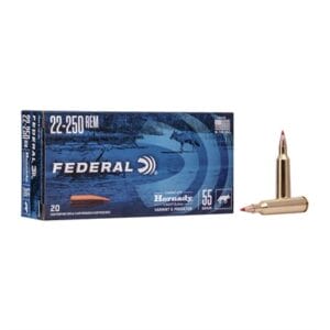 Hornady V-Max 22-250 Remington Ammo - 22-250 Remington 55gr V-Max 200/Case