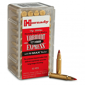 Hornady Varmint Express .17 HMR V-MAX 17 Grain 50 Rounds