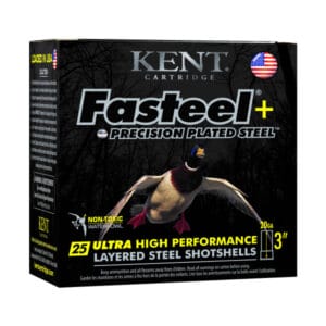 Kent Fasteel+ Precision Plated Steel Shot Shells - 20 Gauge - 2X4