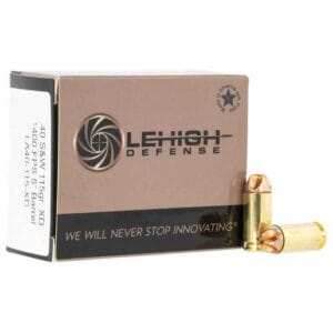 Lehigh Defense 40 S&W 115gr FTM Handgun Ammo - 20 Rounds