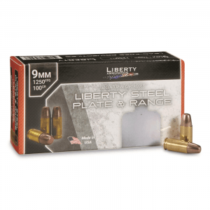 Liberty Steel Plate & Range 9mm FN 100 Grain 50 Rounds