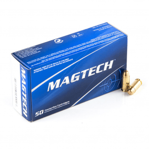 MAGTECH 40 S&W 180 Grain FMJ Flat Ammo, 50 Round Box (40PS)