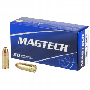 Magtech Handgun Ammunition 9mm Luger(+P+) 115gr JHP 1330 fps 50/ct