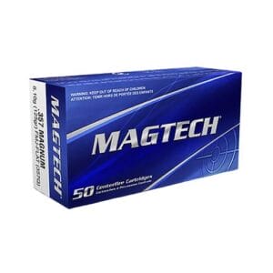 Magtech Range/Training 357 Magnum FMJFP Centerfire Handgun Ammo - 50 Rounds