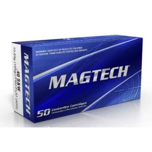 Magtech Range/Training 40 S&W 165gr FMJFN Handgun Ammo - 50 Rounds