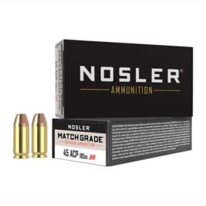 Match Grade 45 Acp Ammo - 45 Auto 185gr Jacketed Hollow Point 50/Box