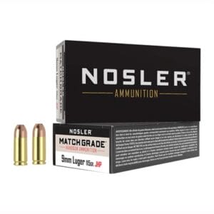 Match Grade 9mm Luger Ammo - 9mm Luger 115gr Jacketed Hollow Point 50/Box