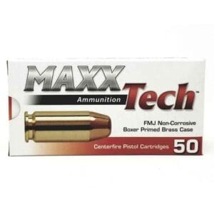 Maxxtech 9mm Luger 115gr FMJ Handgun Ammo - 50 Rounds