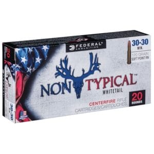 Non-Typical Whitetail Ammo 30-30 Winchester 170gr Soft Point - 30-30 Winchester 170gr Soft Point 20/Box