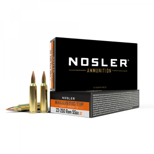 Nosler 22-250 Rem 55gr Ballistic Tip (20 ct.) Ammunition