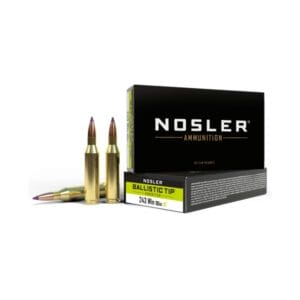 Nosler Ballistic Tip .243 Winchester 90 Grain Rifle Ammo