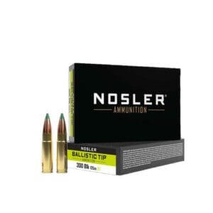 Nosler Ballistic Tip Hunting 300 AAC Blackout 125gr FMJ Rifle Ammo - 20 Rounds