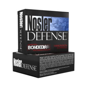 Nosler Defense 9mm Luger 124 Grain Bonded Tipped Centerfire Handgun Ammo