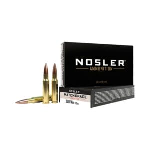 Nosler Match Grade .308 Winchester 175 Grain Centerfire Rifle Ammo