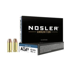 Nosler Match Grade JHP .45 ACP 185 Grain Handgun Ammo