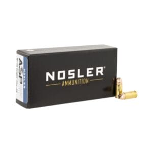 Nosler Match Grade JHP 9mm Luger 115 Grain Handgun Ammo