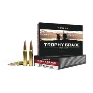 Nosler Trophy Grade Long Range 308 Winchester 168gr Accubond Rifle Ammo - 20 Rounds