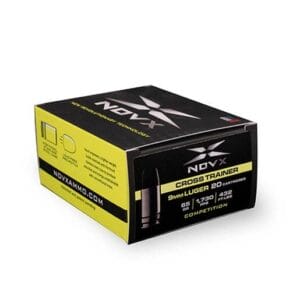 NovX Cross Trainer Competition 9mm Luger 65gr RN Handgun Ammo - 20 Rounds