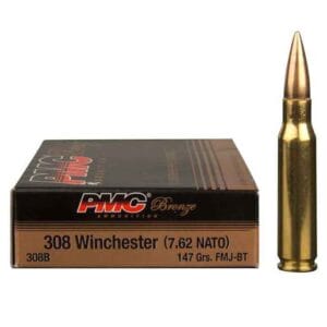 PMC 308 Win 147gr FMJ BT Rifle Ammo