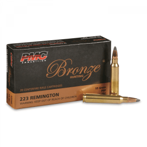 PMC Bronze .223 Remington PSP 55 Grain 20 Rounds