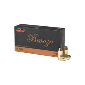 PMC Bronze 45 Auto (ACP) 185gr JHP Handgun Ammo - 50 Rounds