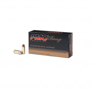 PMC Bronze 9mm 115 Grain JHP Ammo, 50 Round Box (9B)