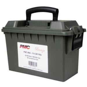 PMC Bronze 9mm Luger 115gr FMJ Handgun Ammo Can Combo - 500 Rounds