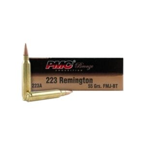 PMC Bronze FMJ Boat Tail .223 Remington 55 Grain Centerfire Rifle Ammo