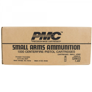 PMC Bronze Handgun Ammunition .380 ACP 90 gr FMJ 920 fps 1000/ct