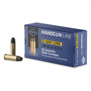 PPU .32 S&W Long LRN 98 Grain 50 Rounds