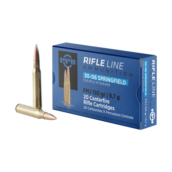 PPU Full Metal Jacket .30-06 Springfield 150 Grain Centerfire Rifle Ammo