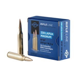 PPU HPBT .338 Lapua Magnum 250 Grain Centerfire Rifle Ammo