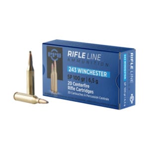 PPU SP .243 Winchester 100 Grain Centerfire Rifle Ammo