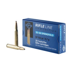 PPU SP .30-06 Springfield 150 Grain Centerfire Rifle Ammo